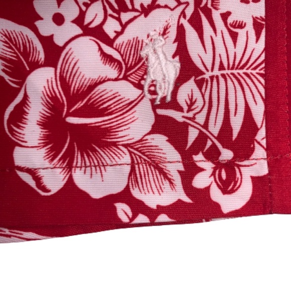 Polo Ralph Lauren Polo Bear Swim Trunks Shorts Red - Picture 10 of 12